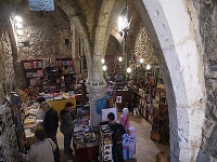  bookstore of medieval books - in a sous-sol (undercroft)
