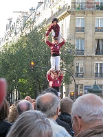  casteleurs - come from Spain. They build human towers